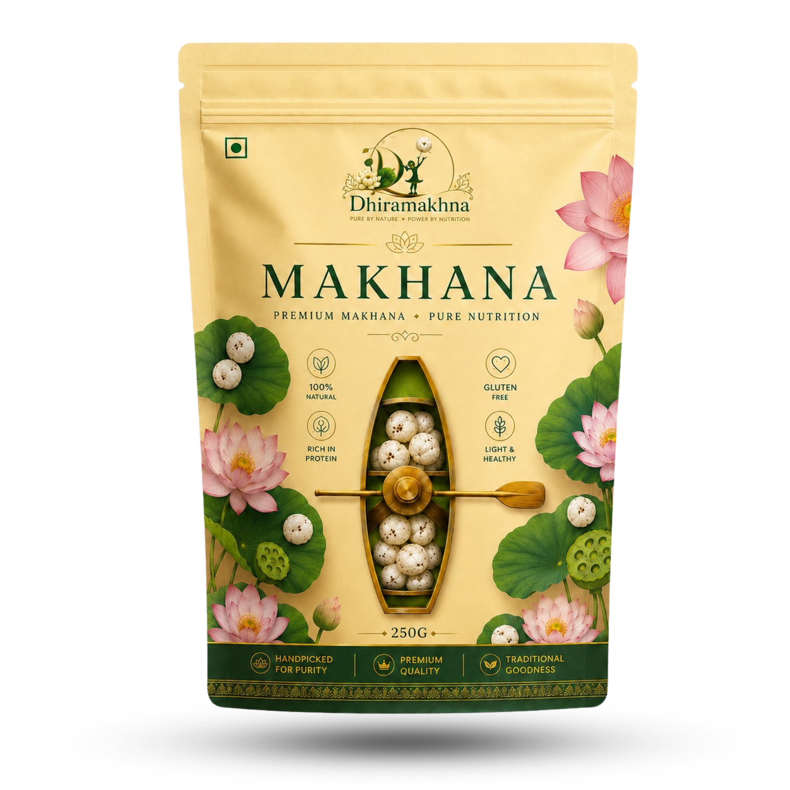 Dhira Makhana flavoured makhana premium snack pack